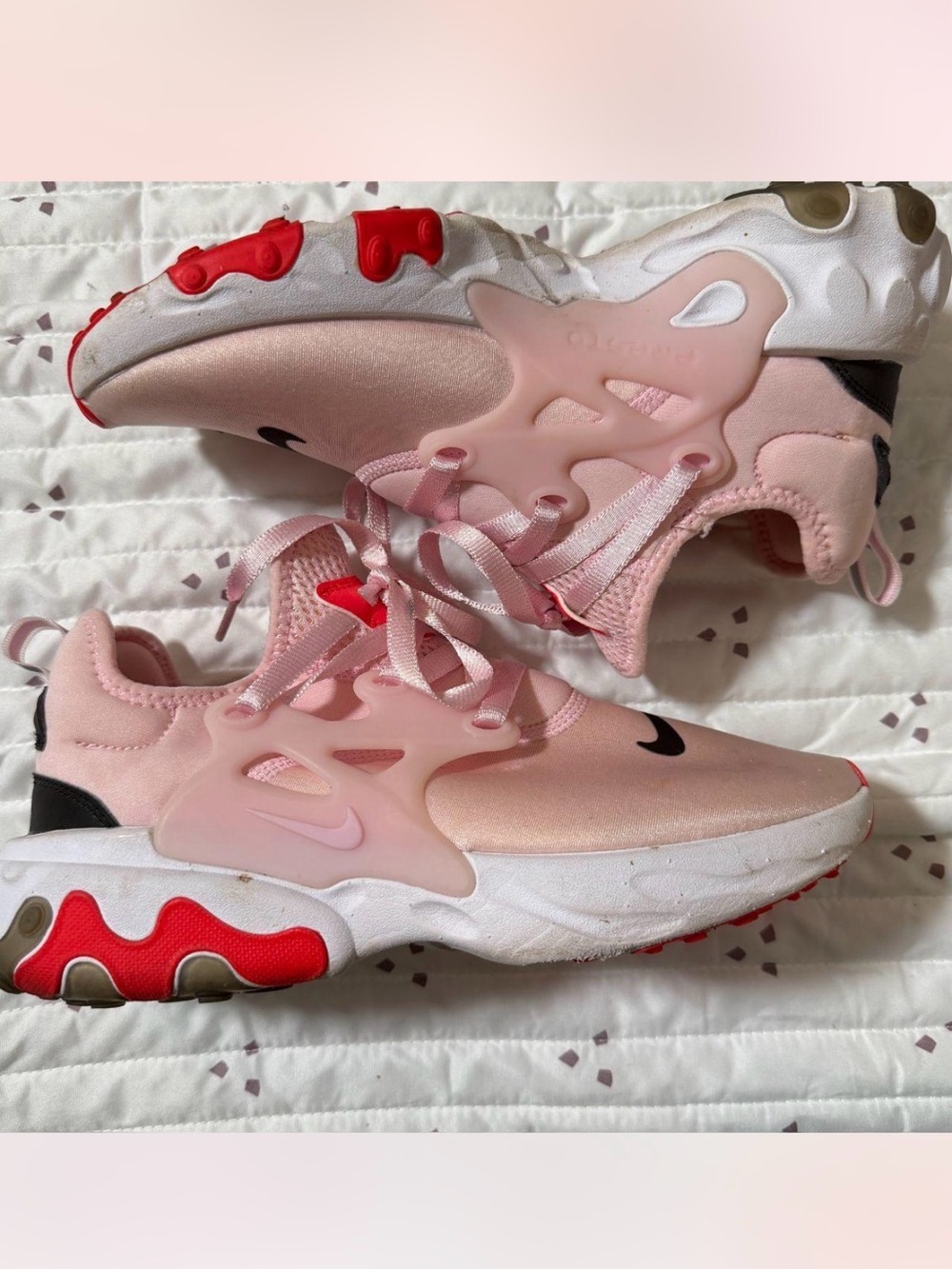 Nike Pink React Presto Sneakers - Picture 2 of 6
